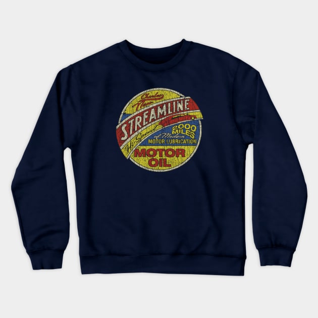 Streamline High Speed Motor Oil 1934 Crewneck Sweatshirt by JCD666